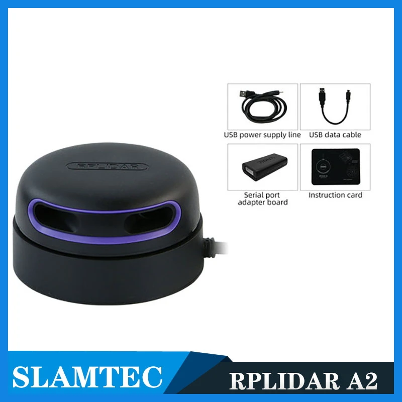 

SLAMTEC RPLIDAR A2M12 Scanner adjustable 360 Degree Laser Range Scanne Triangular Ranging 12m lidar Mapper