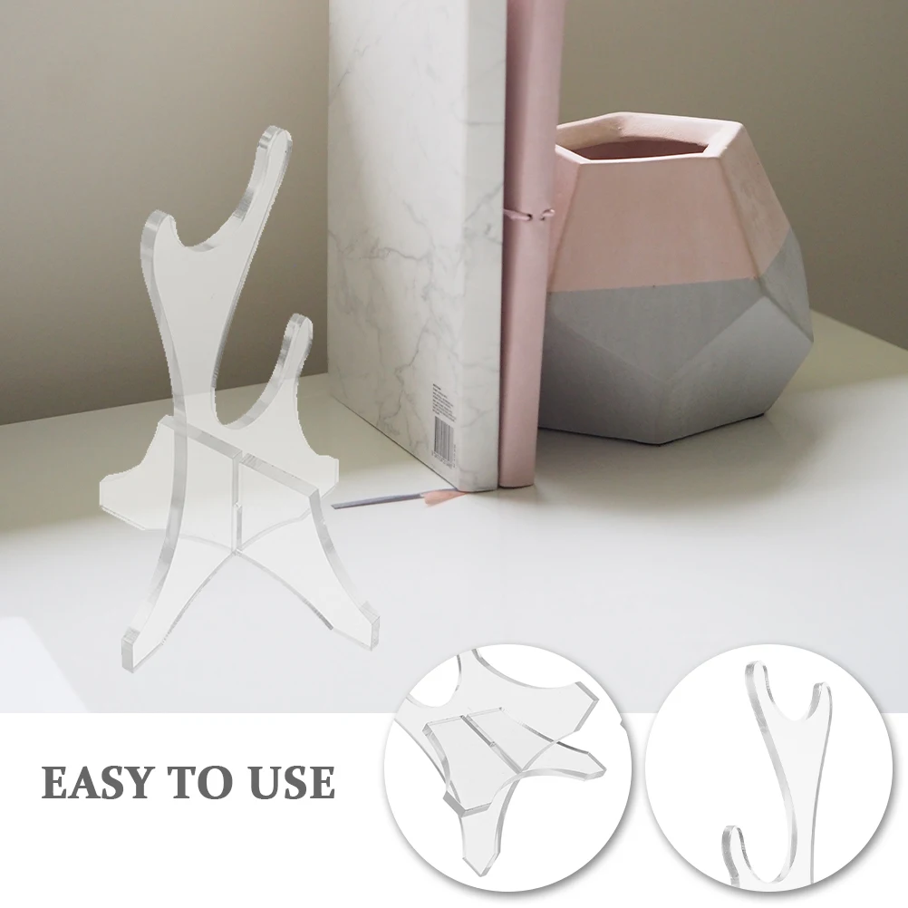 

Acrylic Stand Desktop Holder Transparent Display Decorative Support For Lightsabers Knives Collectibles Stable Sturdy