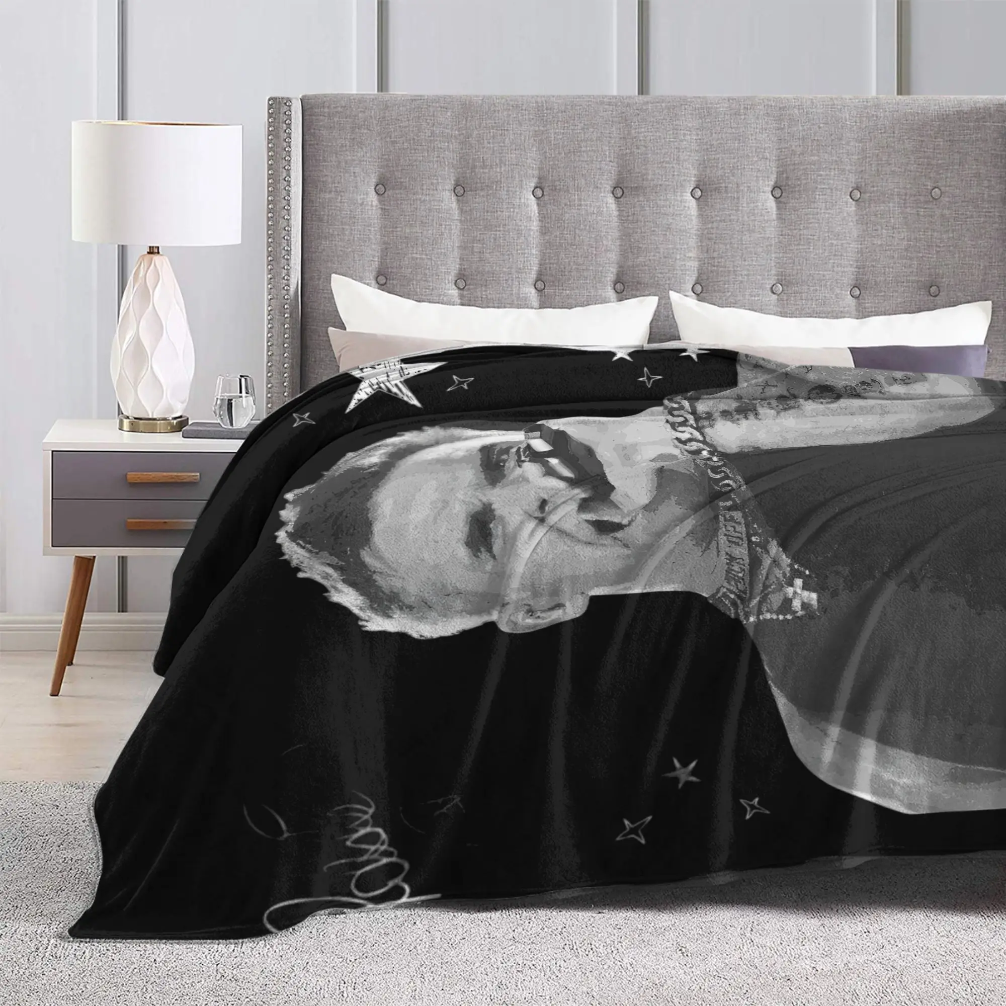 سوبر لينة روبي ويليامز لايف 2025 جولة الحفل رمي بطانية قسط الفانيلا بطانية سرير مريح رقيق المفرش استخدام كل موسم #3