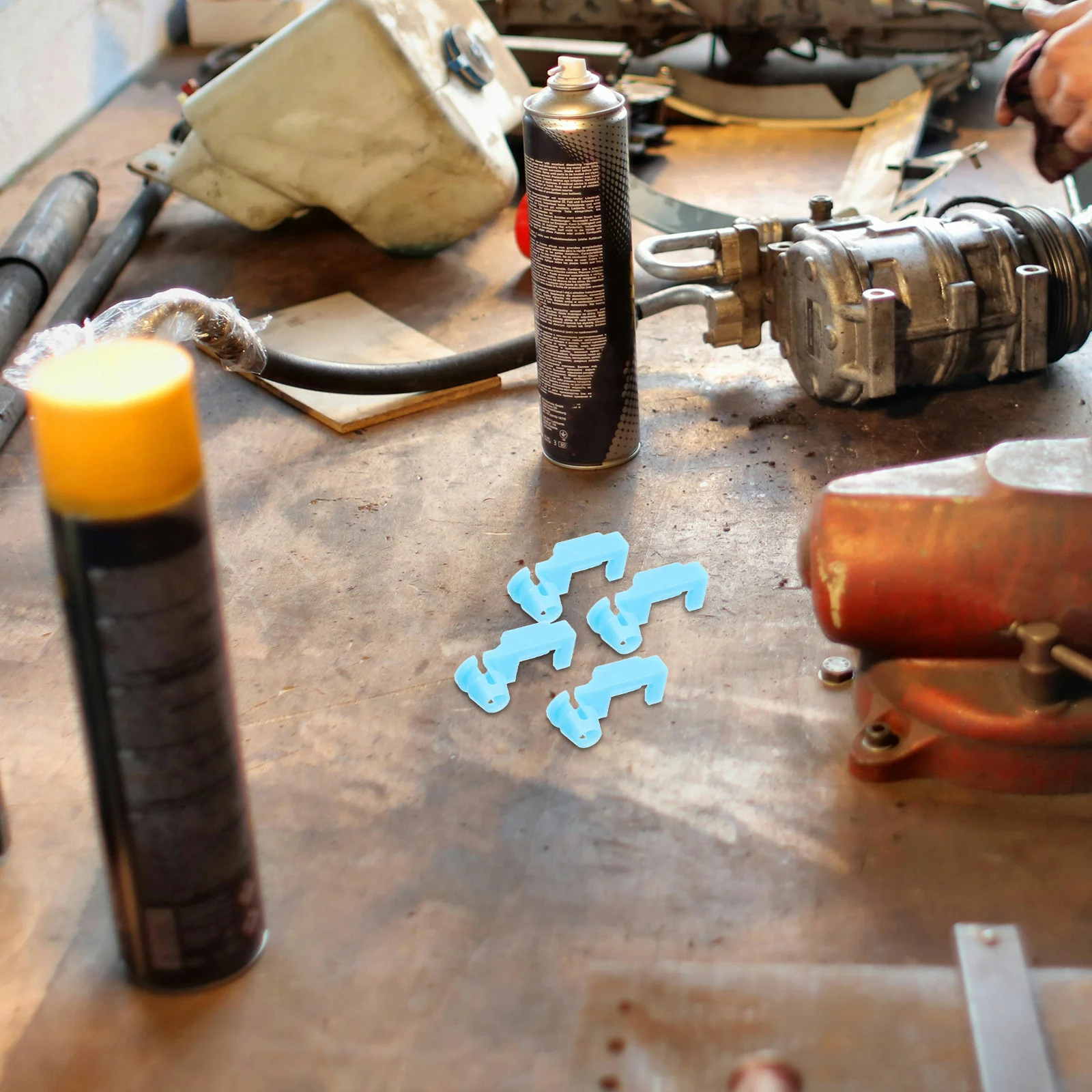 

10pcs Door Clip Retainer For Car Handle Tailgate Lock Core Durable Pp Easy Install Auto Accessory Car Part