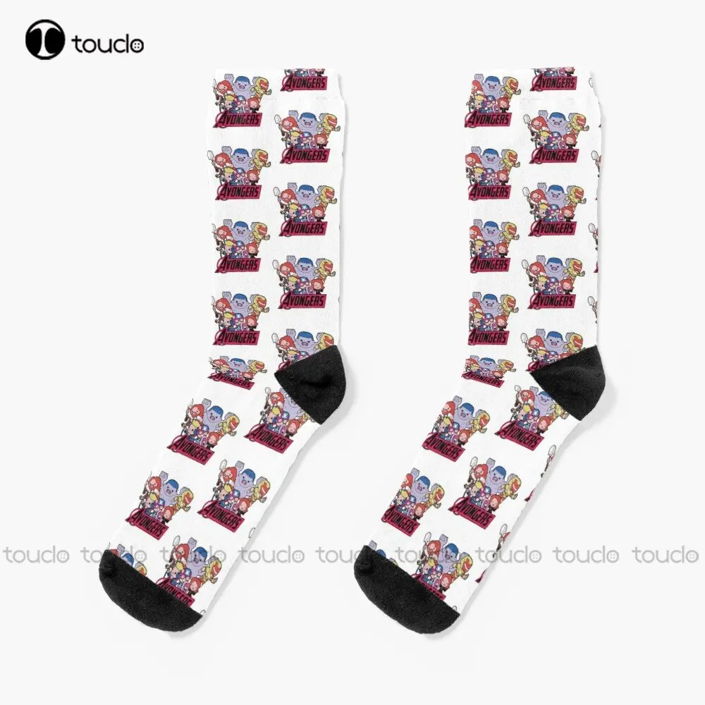 Best Seller Avongers Socks Ankle Socks Men Personalized Custom Unisex Adult Teen Youth Socks Christmas Gift Colorful Cartoon