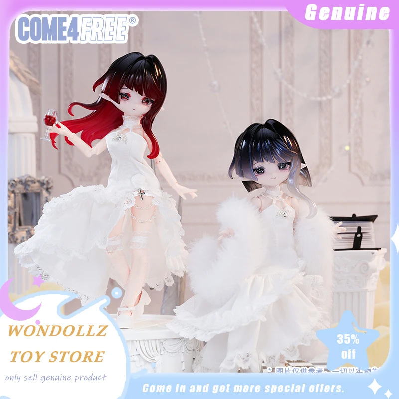 Neue Come4free 1/12 Bjd Ob11 Märchen Serie Weißer Schwan Outfit Kleid Kleidung Minty Bonnie Puppe Zubehör Ersatz Geschenk