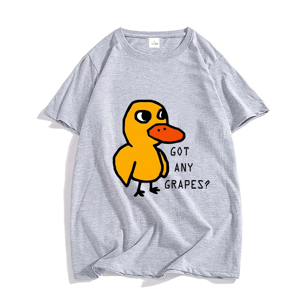 Duck Question Clothing Cute and Comfortable Children's T-shirt Fashion Printed Personalized Round Neck Parent Child Clothing