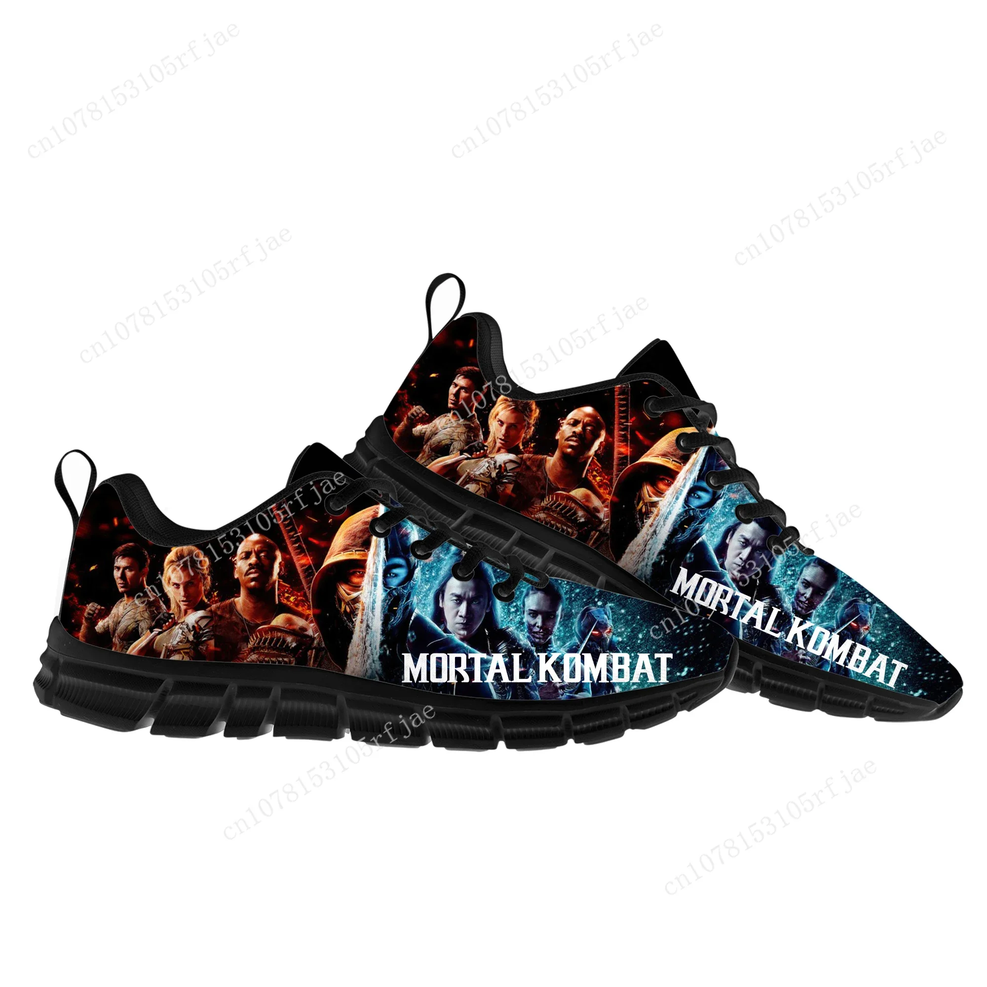 Buty sportowe Mortal Kombat gra animowana męskie damskie nastolatki dziecięce trampki moda wysokiej jakości Sneaker na zamówienie buty