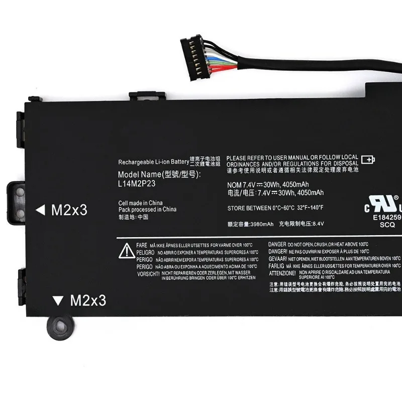 7.6V 4050mAh Laptop Batterij L14M2P23 voor Lenovo Ideapad U30-70 U31-70 E31-80 E31-70 L14L2P22 L14M2P24 L14M2P24 L14L2P22 L14S2P22