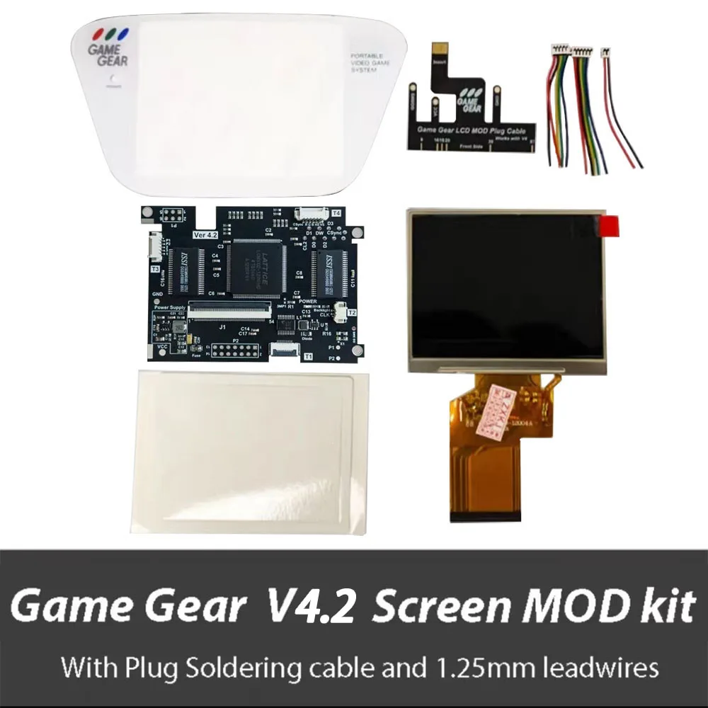 【GG】ゲームギア IPS液晶 タイプC電源ボード搭載 ゲームギア液晶化への道！その1準備編！液晶種類は？新品基盤交換！お