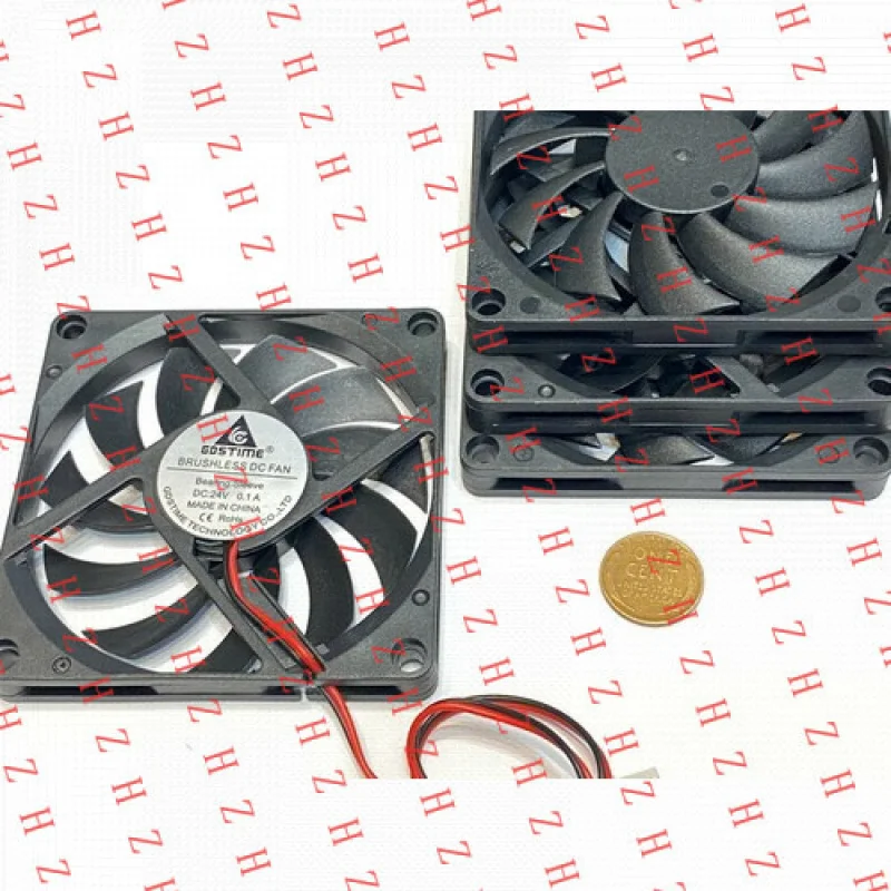 

Вентиляторы для охлаждения корпуса P+ 4X 24V 80мм 2Pin 80x80x10мм 0.1A бесщеточные 8см 8010s 19.5CFM