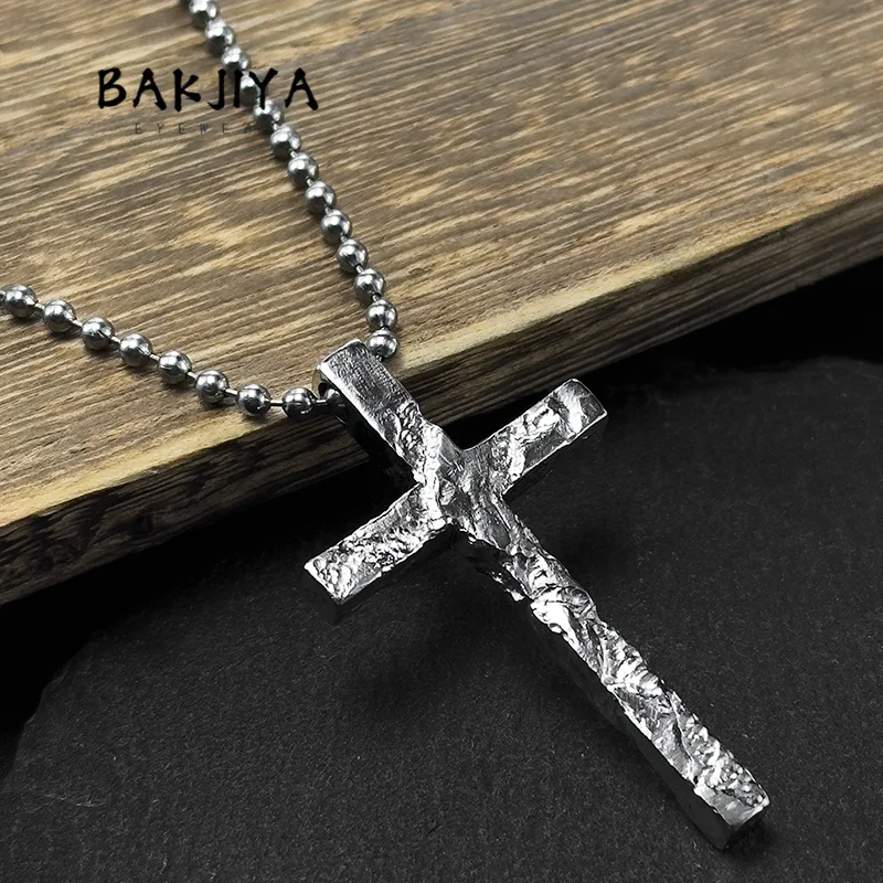 New Small Size Pure Titanium Pendant Necklace 2.4mm Wide Round Bead Chain, Men Women Fashion Lightweight Hypoallergenic Ti Chain
