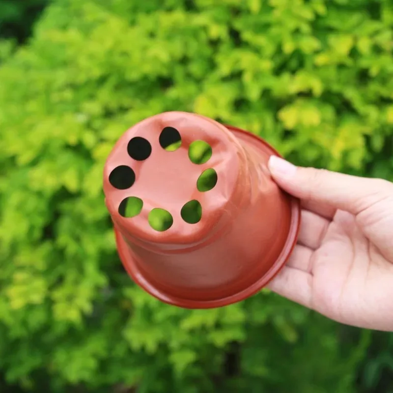 20/100 قطعة أواني الحضانة النباتية المرنة البذر أصيص زرع البلاستيك زهرة حاوية النبات الشتلات قطع زرع تنمو صندوق