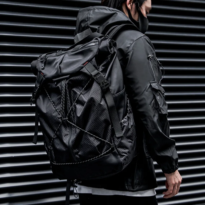 New travel multifunctional ultra large capacity hiking computer bag, fashionable Oxford spinning backpack, urban trend backpack