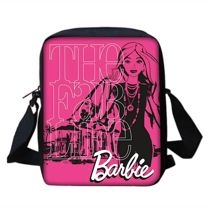 Cartoon Puppen Junge Mädchen gedruckt Schulter Umhängetasche Kind lässig Handtasche Männer Frauen Telefon Tasche Einkaufen B-Barbies Tasche