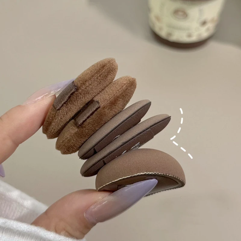 Mini Vinger Poederdons 5 stks/pak Make-Up Poederdons Losse Super Zachte Make-Up Blender Bladerdeeg Luchtkussen Foundation Spons Gereedschap