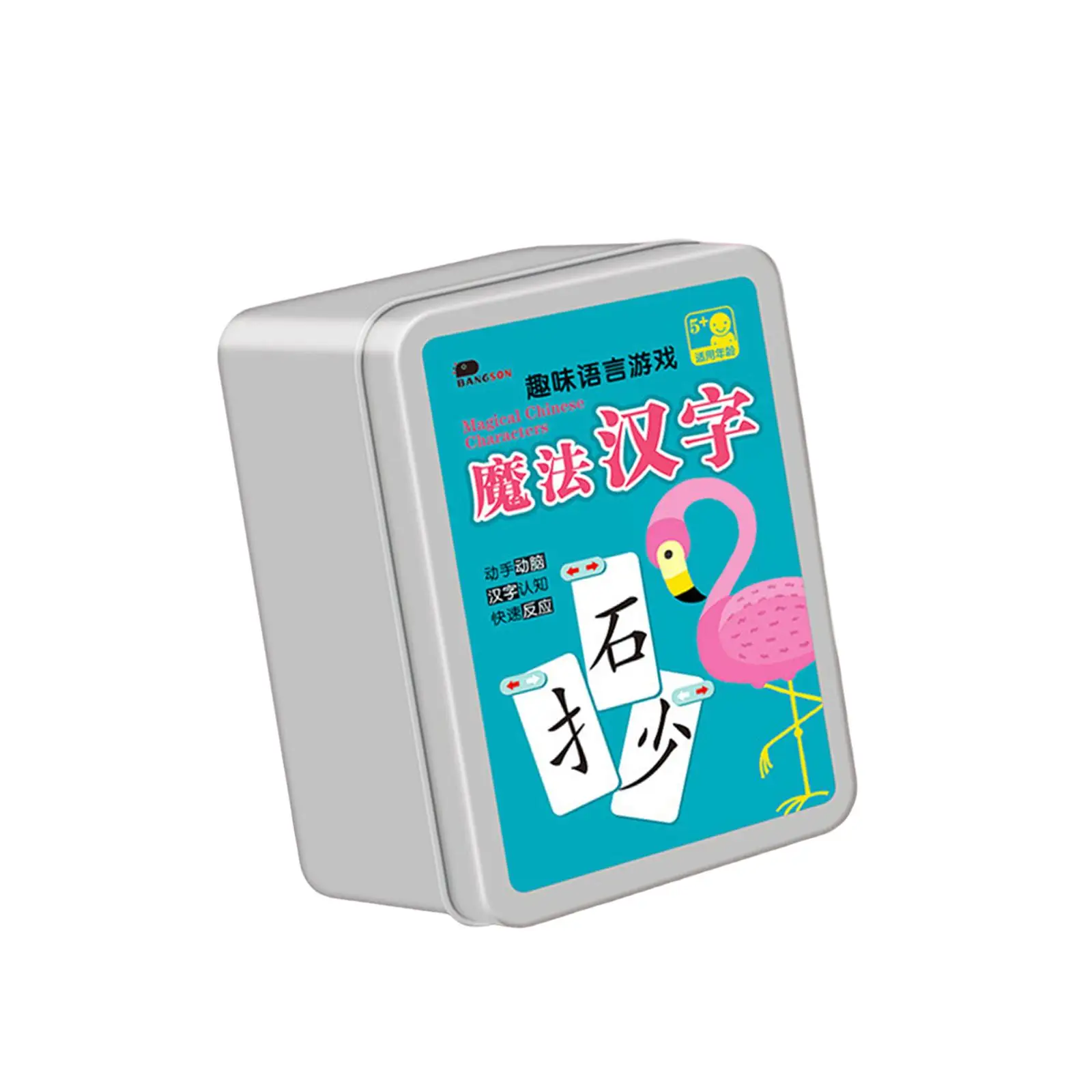 Chinese Characters Sight Words Flashcards for Kids Beginners Mandarin Pinyin Learning Cards with Storage Box