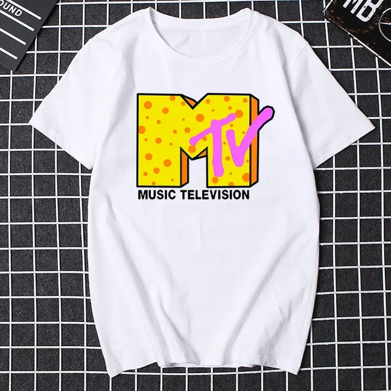 Men clothing retro T shirt vintage rock hip hop modal summer unisex casual shirt Daewoo music elevision graphic shirts