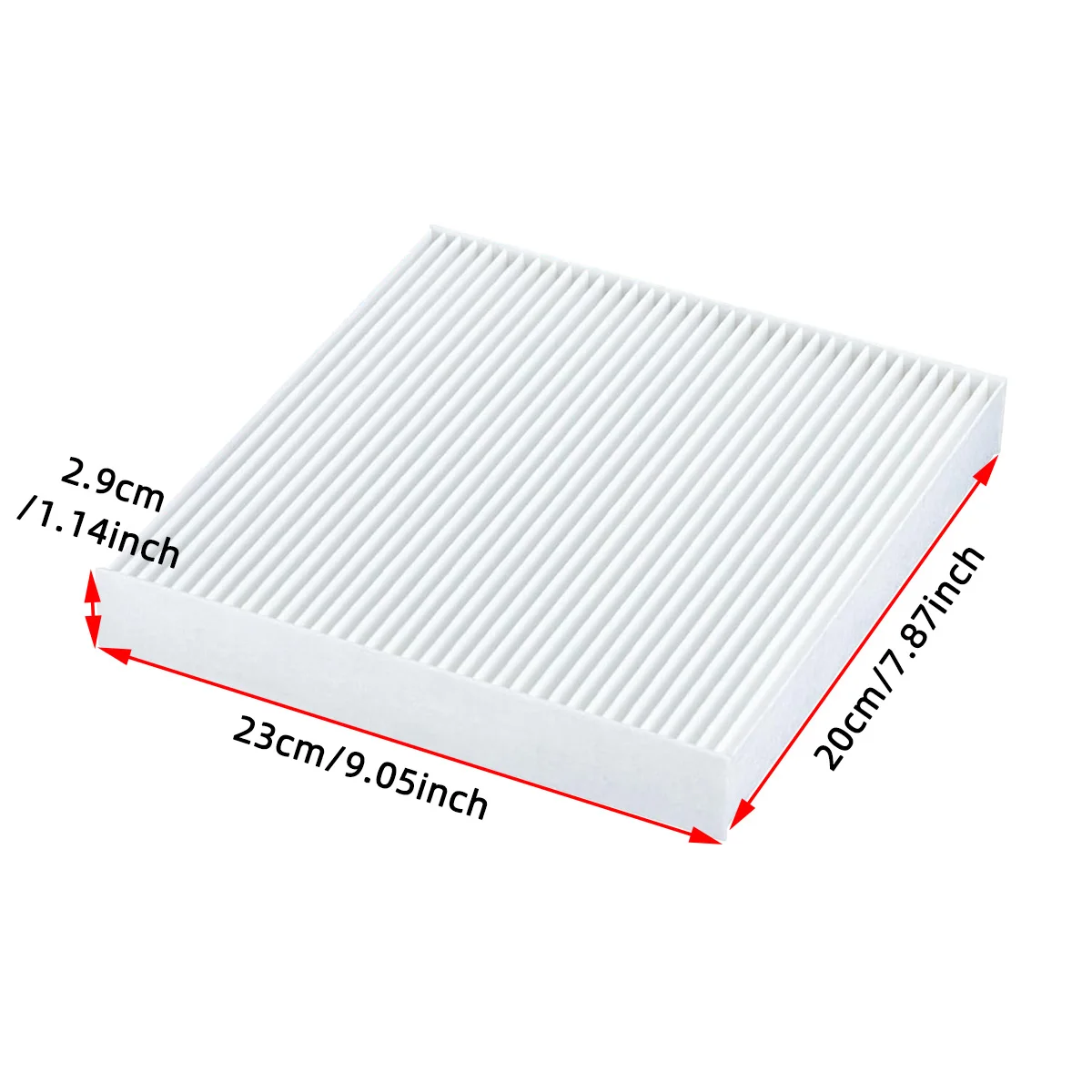 ไส้กรองอากาศในรถยนต์ยี่ห้อ YONGRUN เหมาะสำหรับรถยนต์อินฟินิตี้ B7277-1CA1A นิสสัน 27277-AR025 CF10743 042-2140 CCF1815