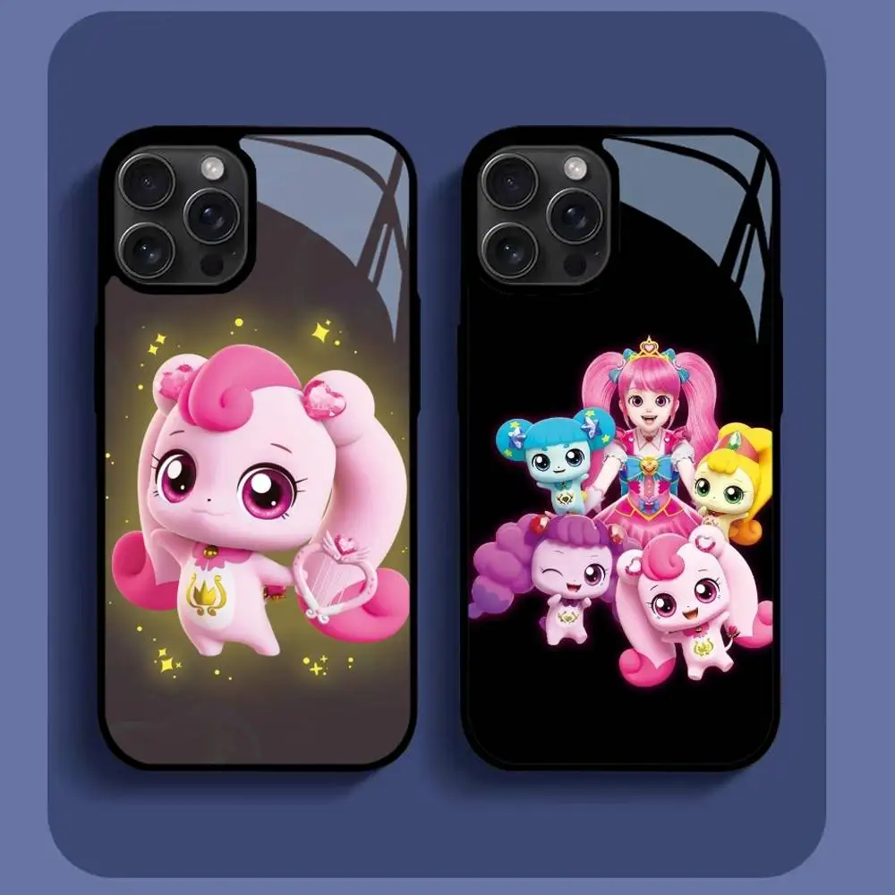 

Heartsping Teenieping Of Love Phone Case For IPhone16 15 14 13 12 11 Pro Xs Max Mini XR X 7 8 Plus Luxury Mirror Hard Funda