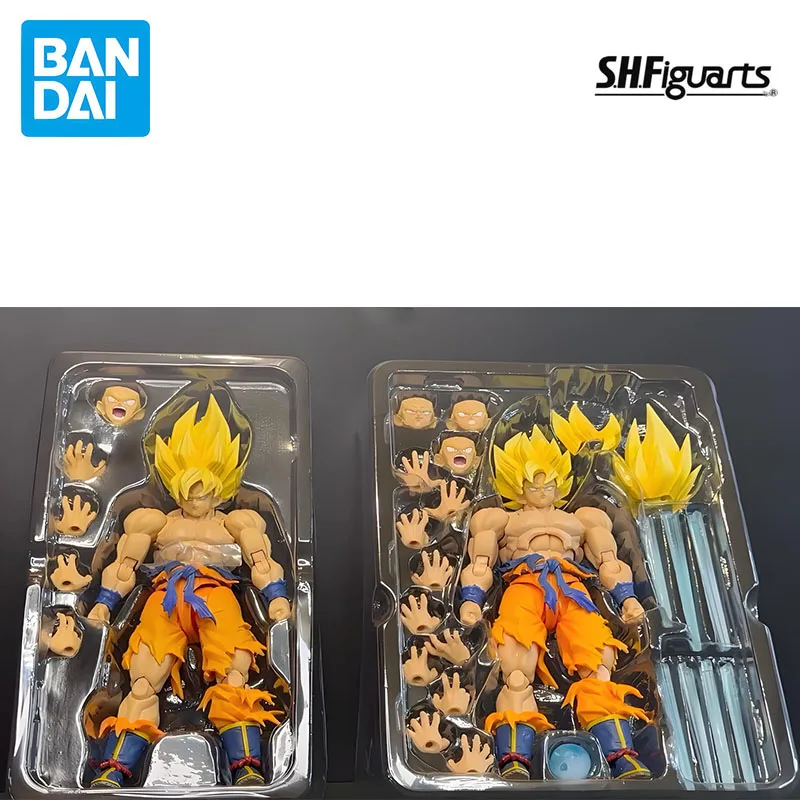 بانداي الأصلي أطقم منمذجة GUNDAM SHF SON GOKU أنيمي عمل الشكل التجمع نموذج اللعب نموذج الهدايا الأولاد تحصيل الحلي #5