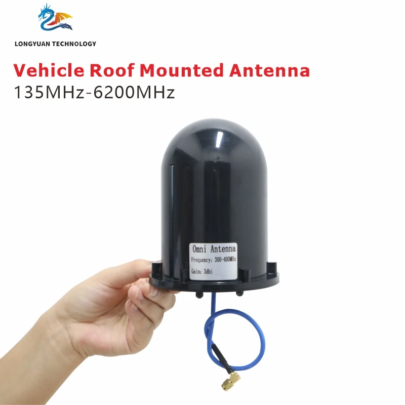 300-400MHz 3dbi Circularly polarized hat-type Omni Antenna Supports Customization