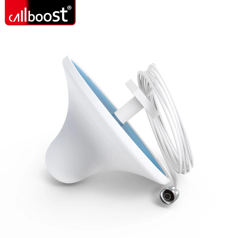 Callboost 실내 옴니 안테나 5dBi 698-2700mhz 셀룰러 증폭기 4g 리피터 신호 부스터 4G 안테나 N 수 커넥터 2M