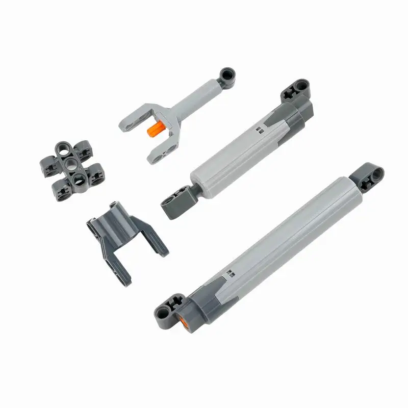 MOC Technical Parts Linear Actuator Large/Small Putter/Extended Push Rod/Pin Connectors Building Block Bricks For 40918 92693