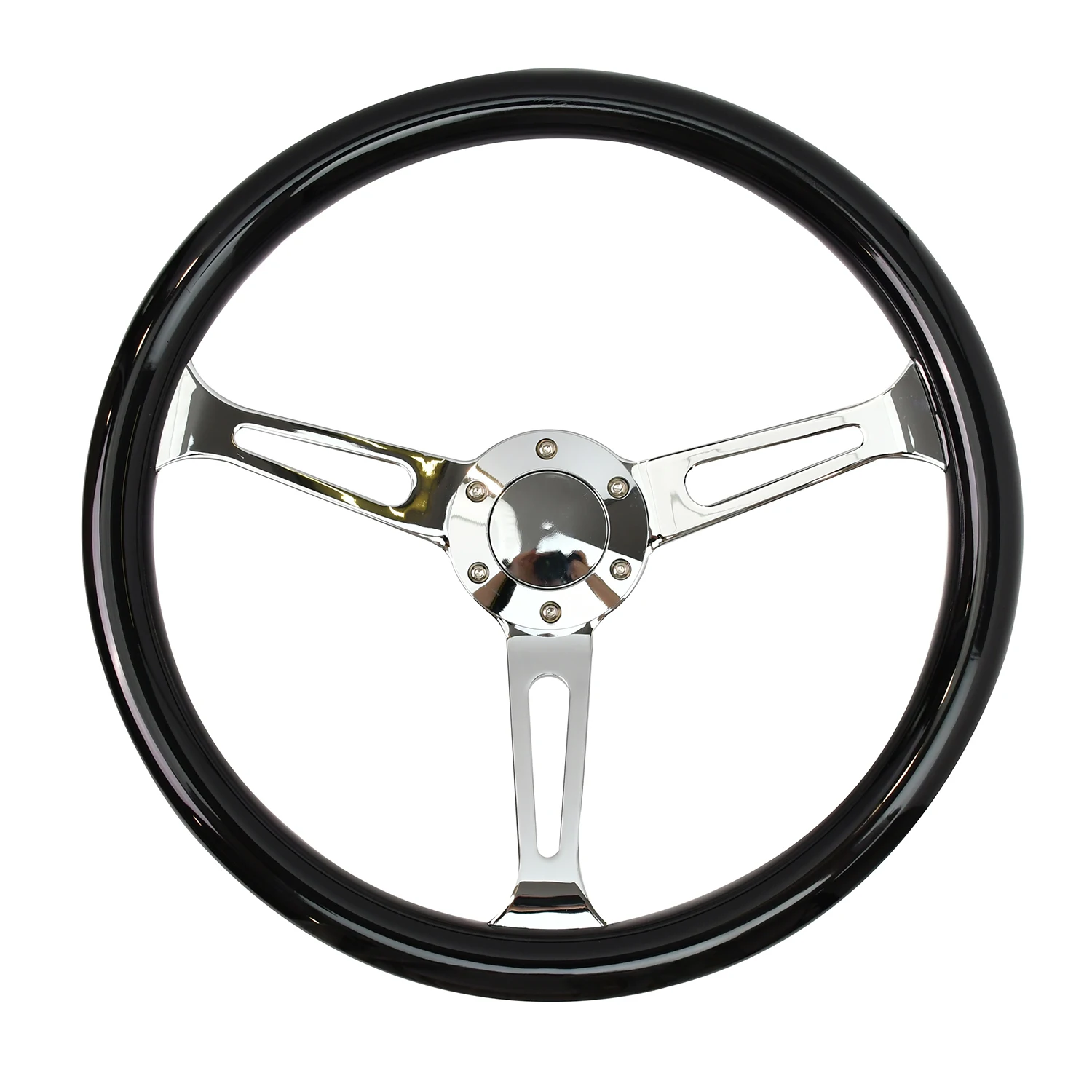 

Classic retro car steering wheel imitation solid wood ABS classic classic car steering rudder