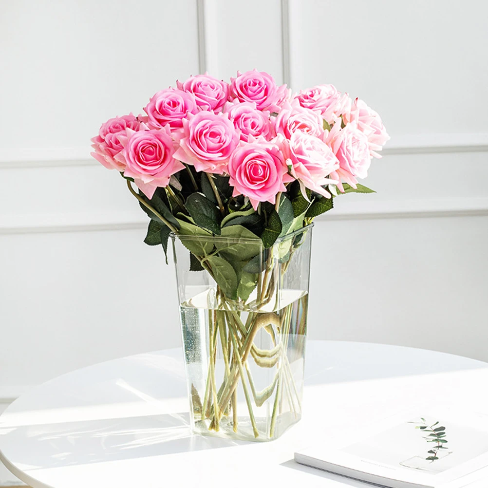 

Creative Acrylic Bucket Large Vase Decorative Holder Arrangement Bucket Flower Storage Container Household Flower Pot