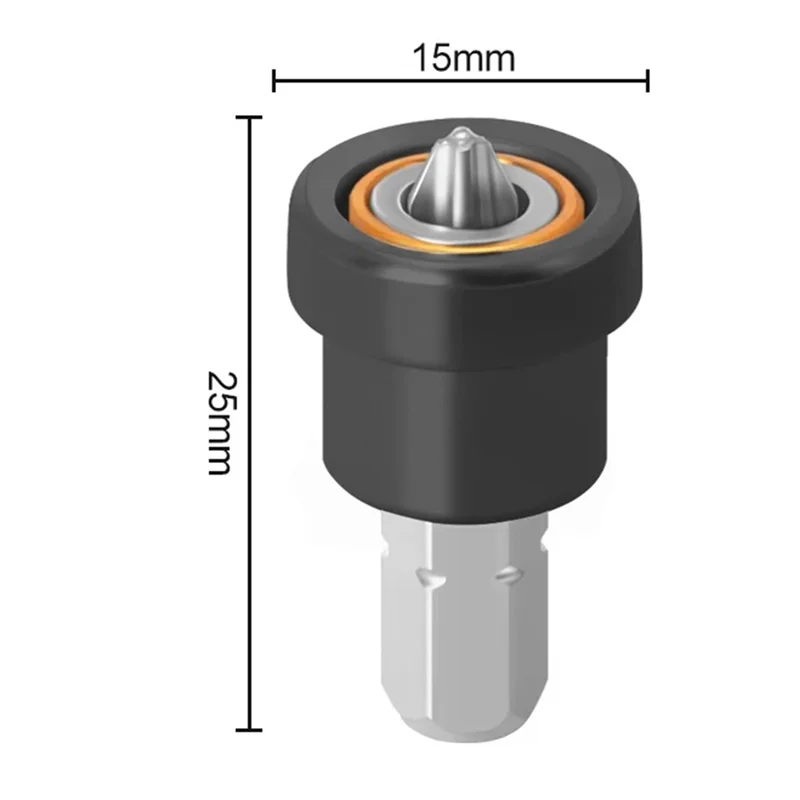 ABKL-10Pcs Magnetic Drywall Screw Setter Bits For Plasterboard Hex Shank Positioning Bit Easy Installation Drill Accessory