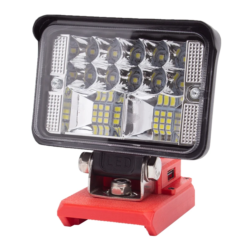 Luz de ferramenta portátil para bateria de íon-lítio Einhell/X-Change/Ozito 18V com lanterna portátil USB sem fio LED luz de trabalho