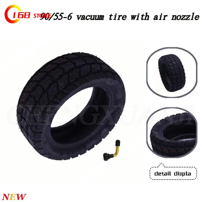 Tire 90/55-6 Tyre for Dualtron Thunder ZERO 11X Kaabo Wolf Warrior 11 Inch Electric Scooter Tubeless Off-road tiress Repl