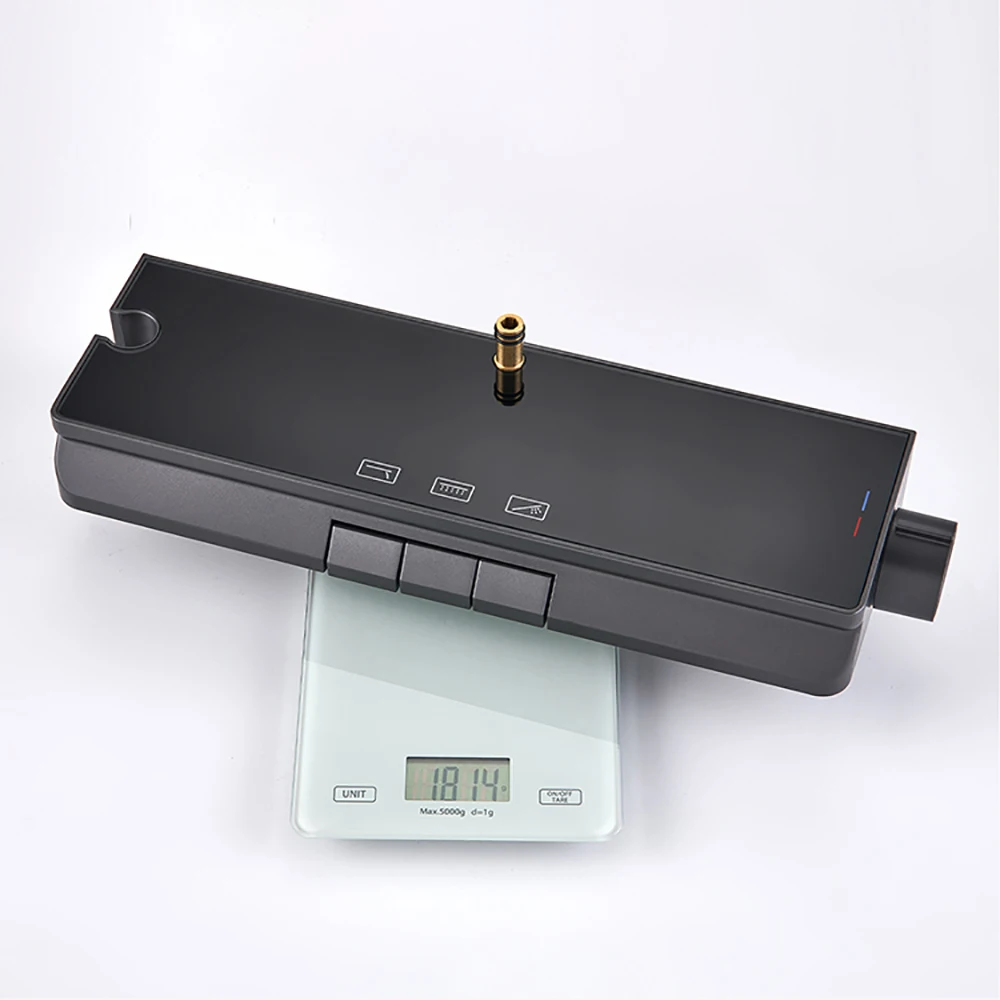 مجموعة رأس دش مزدوجة التحكم الساخن والبارد، دش زر البيانو المضغوط بدرجة حرارة ثابتة للحمام