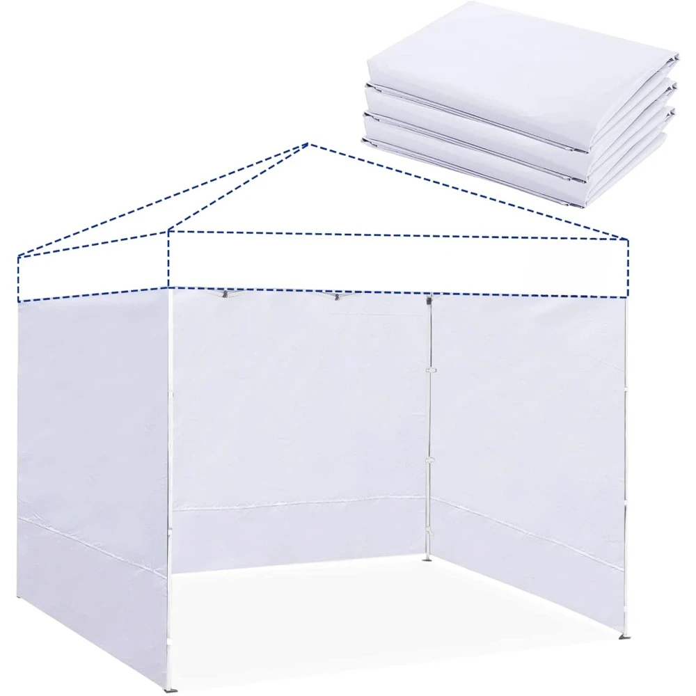 Instant Canopy Tent Sidewalls Pop Up Canopy Waterproof,99% UV Protection，3 Piece Sidewalls