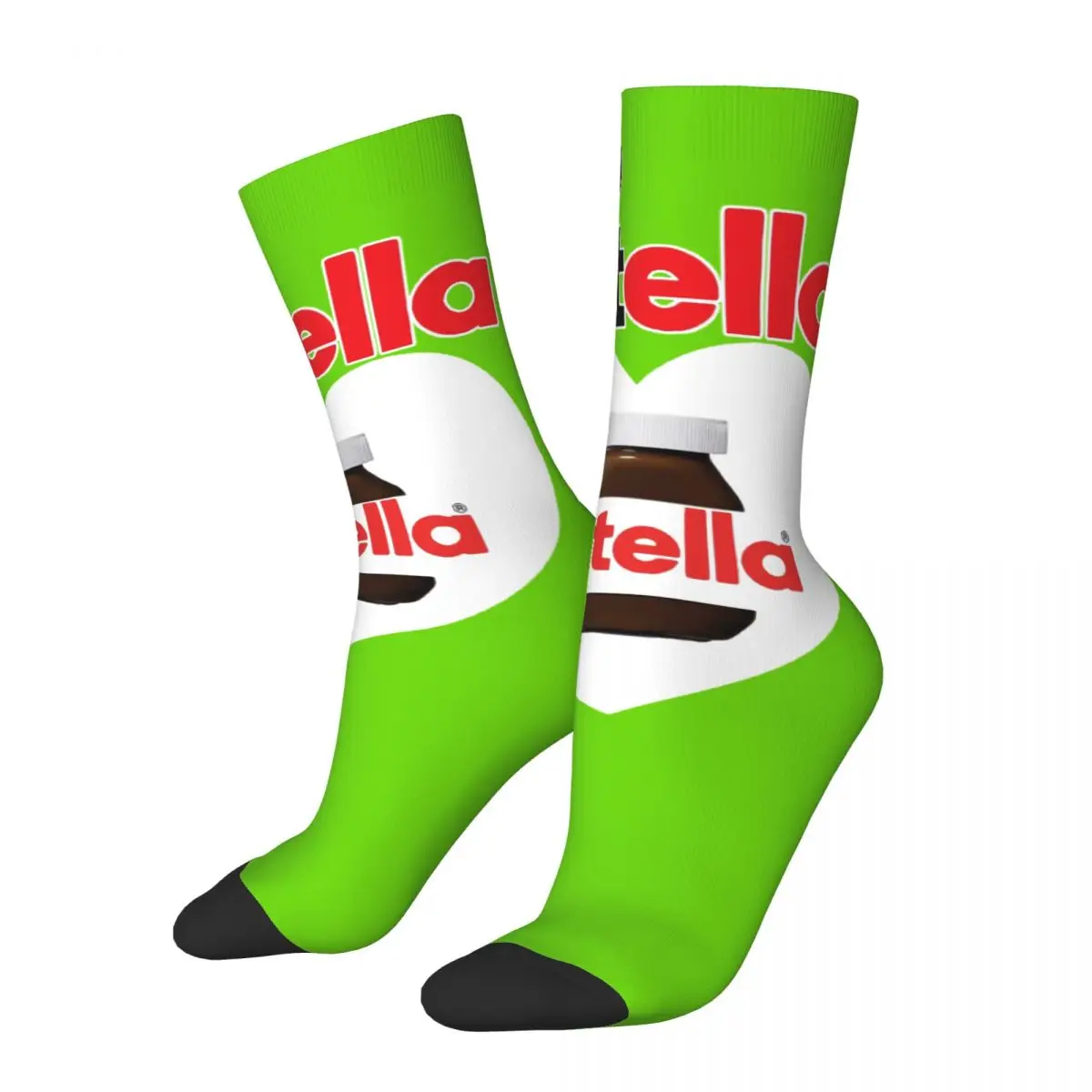 

Foods Nutella Cartoon Men Women Socks Windproof Beautiful Suitable for all seasons Dressing Gifts