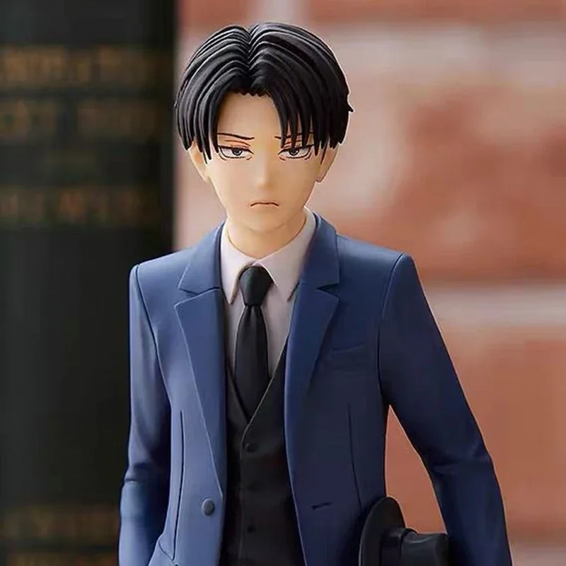 애니메이션 Levi Ackerman 피규어 세트 공격 타이탄 액션 피규어, GSC Eren Yaeger 피규어 모델, PVC 데스크탑 장식 장난감 선물