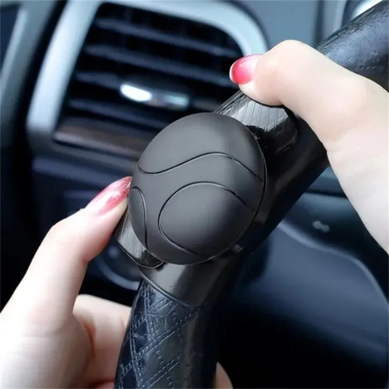 360° Assistive Steering Wheel Rotator - Featuring a force-saving one-handed operation design, equipped with a grip ball,