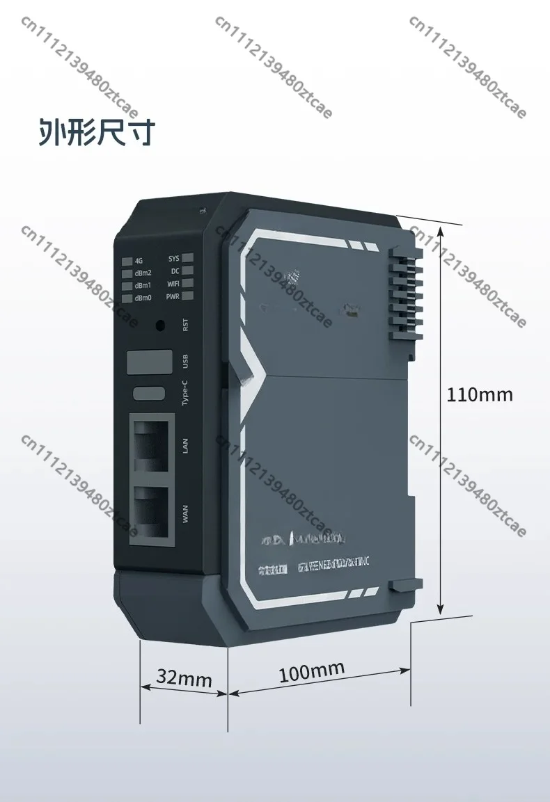 4G Industrial Gateway, PLC Data Acquisition & Control IoT Terminal, Multi-protocol Converter