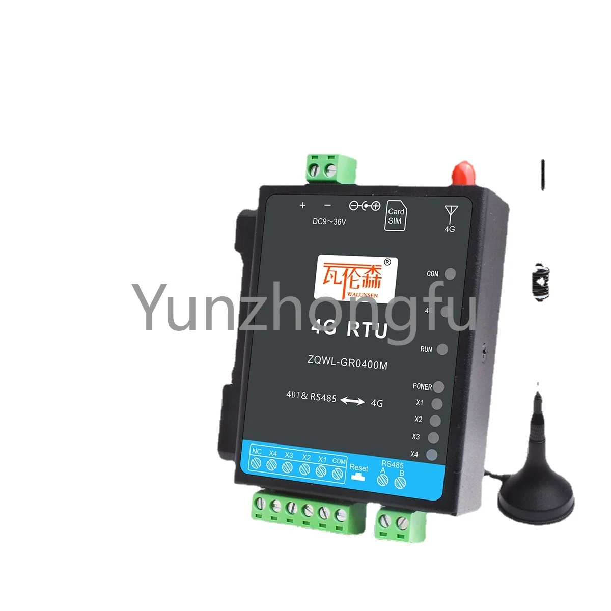 

4G RTU IoT module switch value acquisition RS485 to 4G communication gateway remote SMS phone alarm