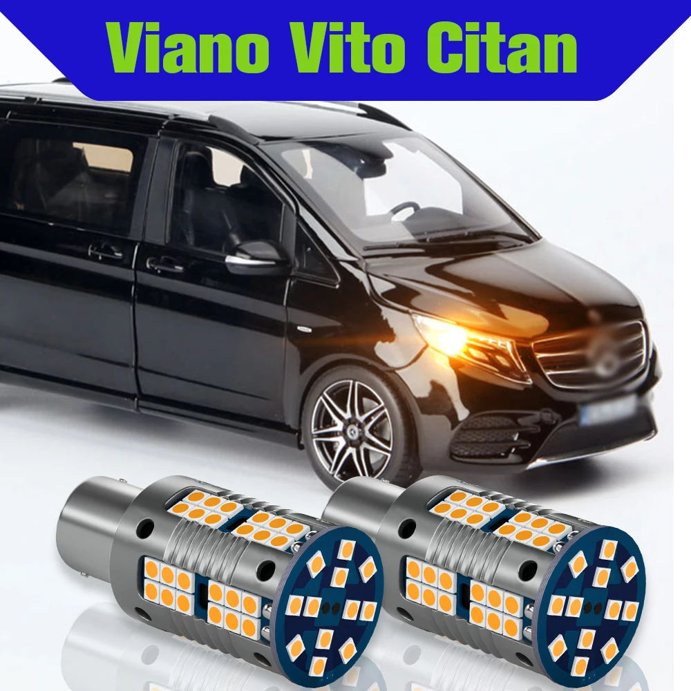 

Turn Signal Light Accessories 2x LED Lamp For Mercedes Benz Viano Vito W639 Citan W415 2003-2020 2009 2010 2011 2012 2013 2014