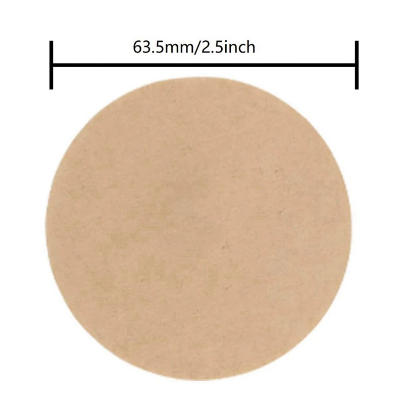 BAAN-1750 Pcs Paper Filters Round Coffee Maker Filters Disposable For Aerobie Aeropress Coffee And Espresso Makers