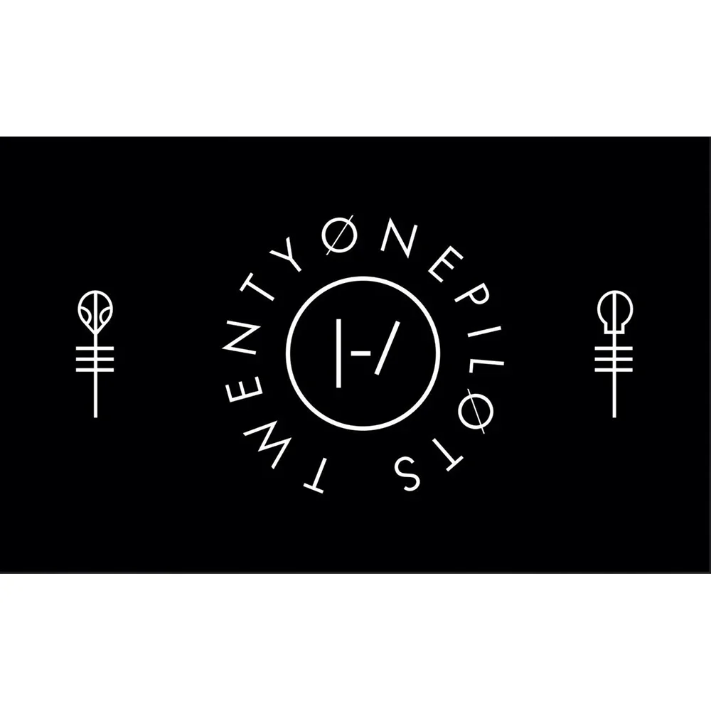 twenty one pilots Clique Circle Flag with 100% polyester digital print banner flag 3x5ft
