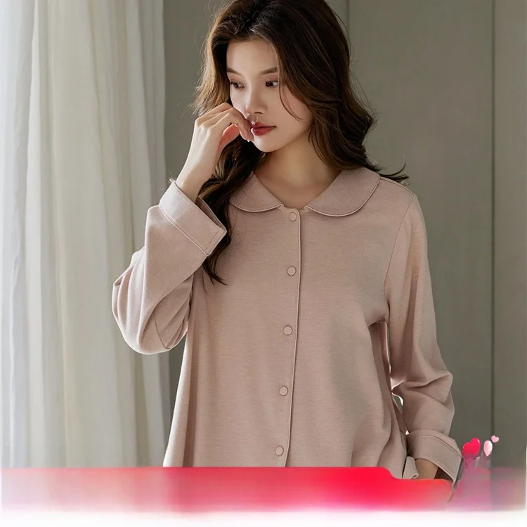 nicola-2025-autunno-nuovo-set-pigiama-donna-in-pile-polifenolo-di-gelsomino-abbigliamento-per-casa-manica-lunga-stile-cardigan-con-colletto-aperto