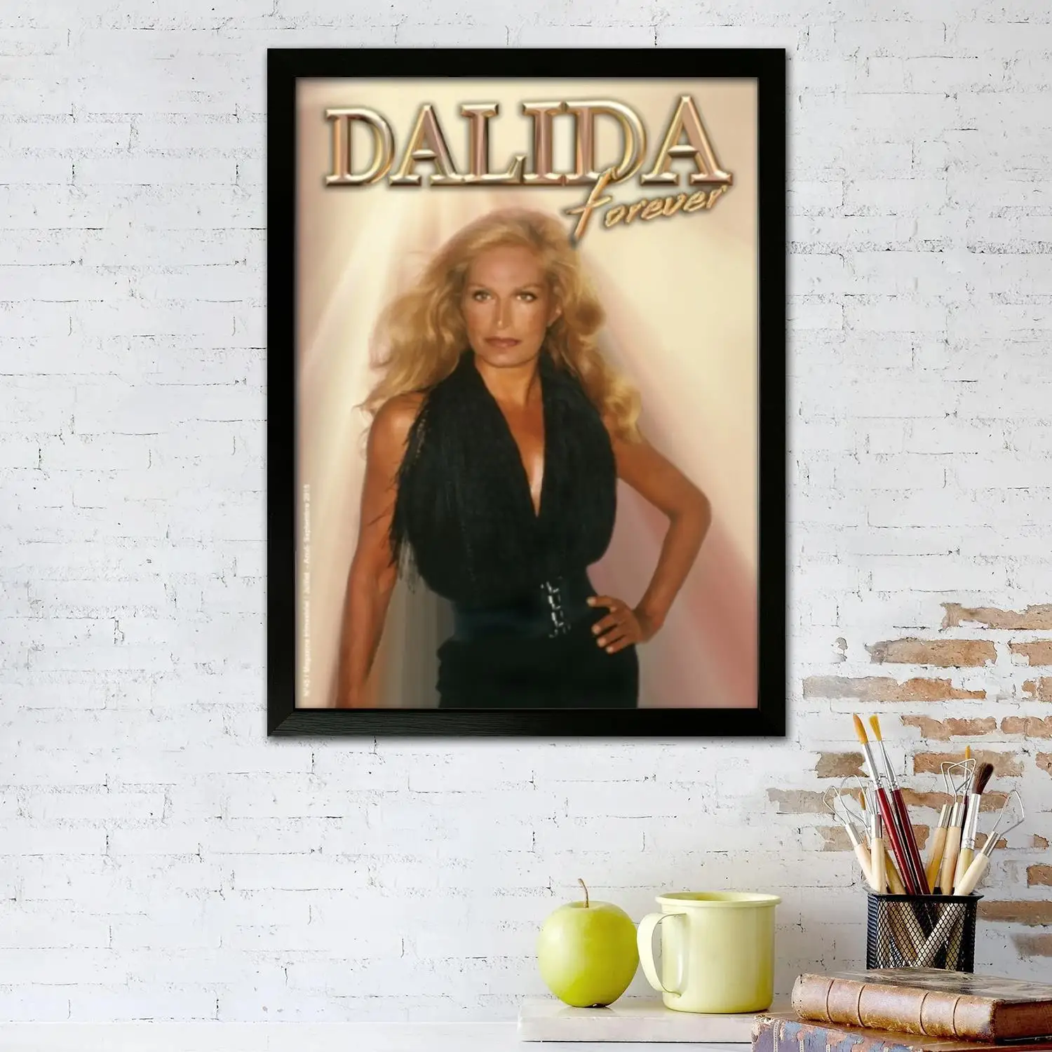 ملصق فني من قماش dalida وفن جداري، طباعة صور، ديكور غرفة نوم عائلية حديثة، ملصقات، لوحة زخرفية