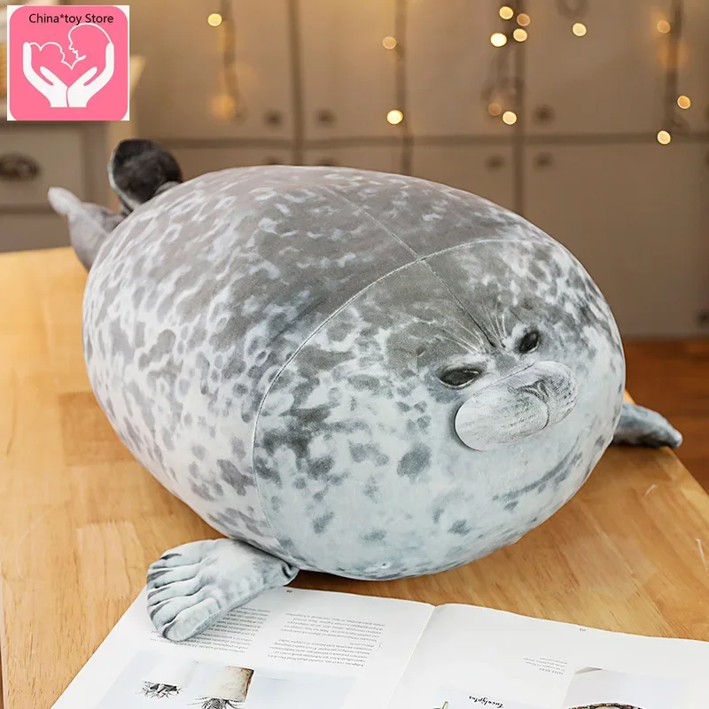 New Seal Pillow Popular Soft Plush Seal Doll Aquarium Plush Toy Pillow Pillow Plush  PP Cotton