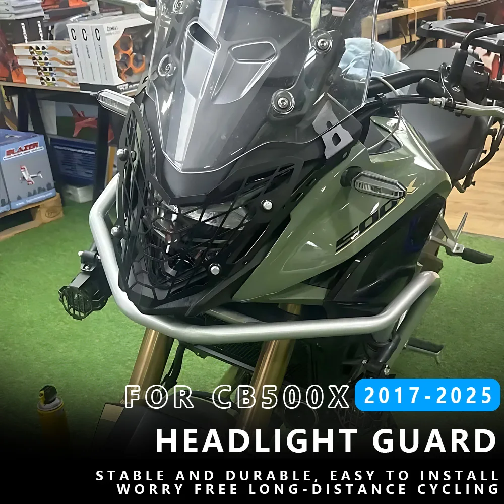 

MTKRACING для HONDA CB500X 2017-2025 мотоциклетная решетка для фар, защитная крышка для головного света, защитные аксессуары