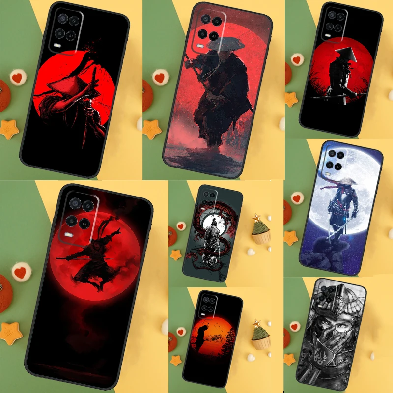 Japan The Samurai Ninja For OPPO A79 A57 A77 A5 A9 A53S A52 A72 A96 A76 A16 A54 A74 A94 A38 A58 A78 A15 A17 Case