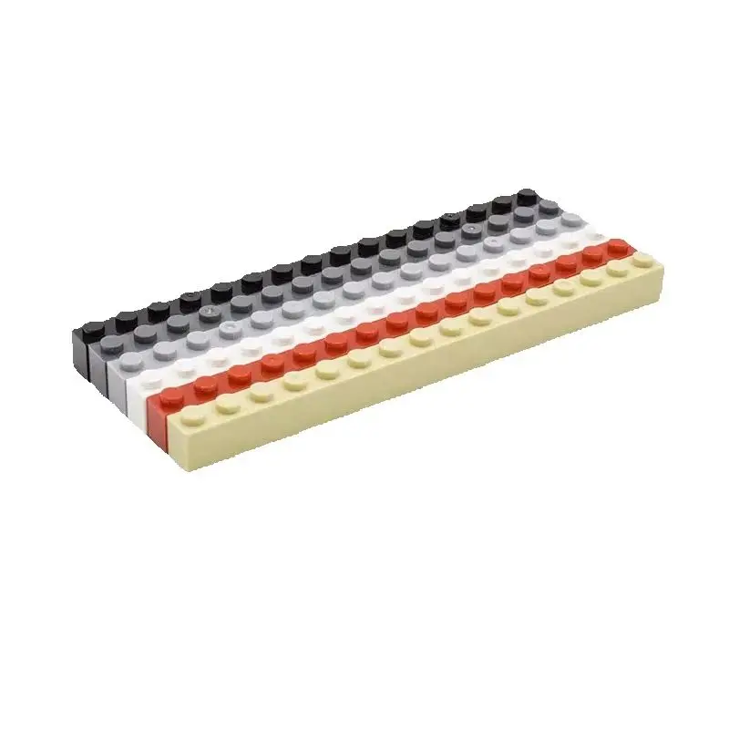 

10 шт. 2465 1x16 Строительные блоки MOC, цветные конструкционные балки, аксессуары, совместимые с кубиками, детские игрушки для сборки, подарочная коробка