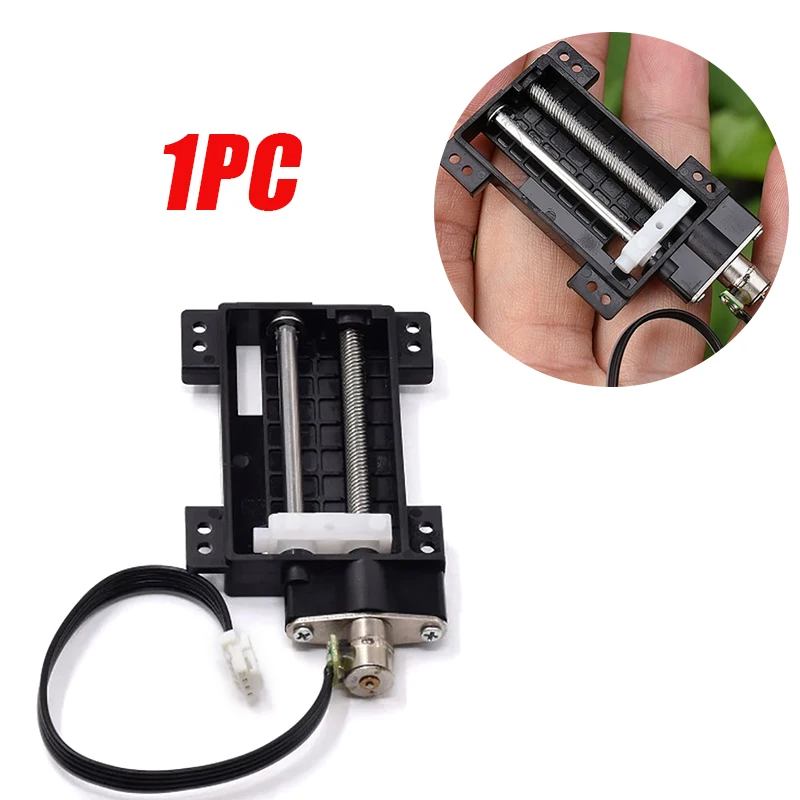 [New] 1PC 30mm Stroke 2-Phase 4-Wire Linear Screw Slider Actuator Nut 13.2 Ohms Mini  6mm Planetary Gear Stepper Motor