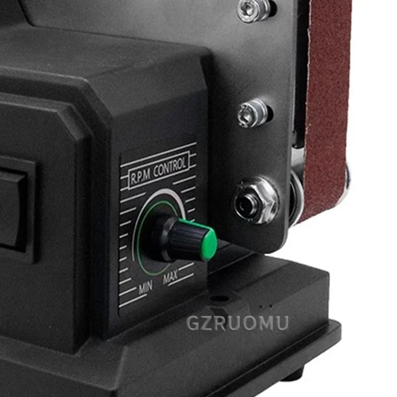 MINI Belt Sander เครื่องบดเข็มขัดไฟฟ้าเครื่องมัลติฟังก์ชั่น DIY ขัดมีด Sharpener ขอบไม้ขัด