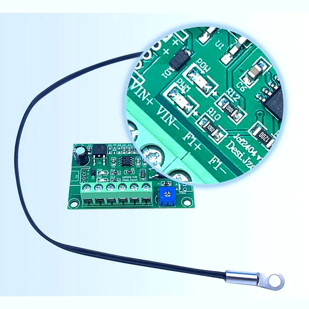 Imagem -02 - Controle de Temperatura do Ventilador Módulo de Controle de Velocidade Pwm Termostato Chassis Motor Governador 4a 12v 24v