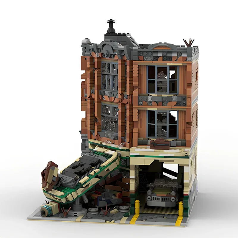 3066 pz MOC Angolo Garage Apocalypse Versione Modulare Modello Building Blocks FAI DA TE Regalo Di Natale Idea Creativa Giocattolo di Mattoni Compleanno