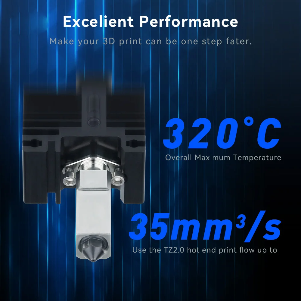 Mellow TZ 2.0 Hotend anti-collision For upgrade Bambu Lab X1 X1C
